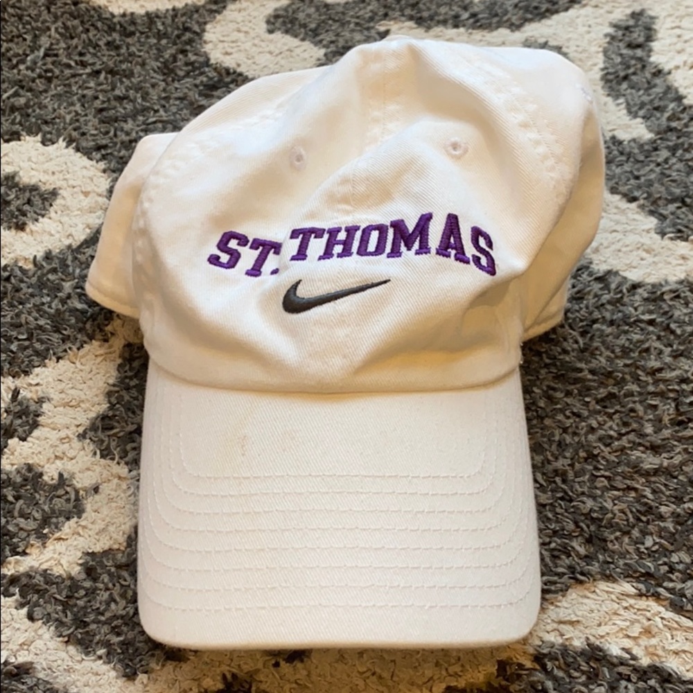 White St. Thomas baseball hat
